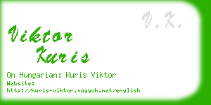 viktor kuris business card